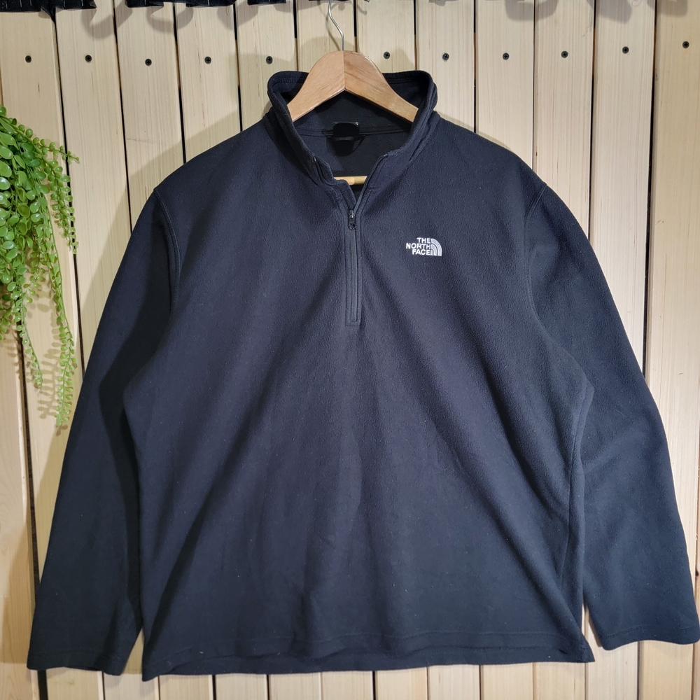 The North Face Quarter-Zip Fleece Pullover Black